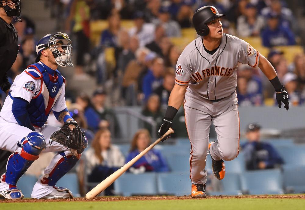 Panik hits game-ending sac-fly, Giants beat Dodgers