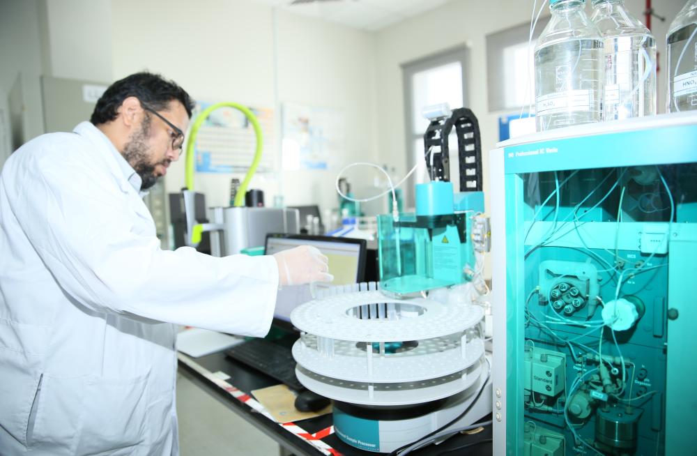 The regional water laboratory in Jeddah operates round the clock to ensure the quality of water supplied to the public.