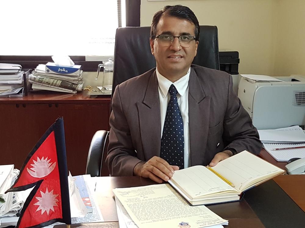 Nepalese Consul General Revait Podal.