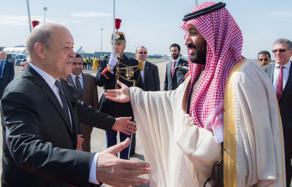 Saudi Crown Prince arrives in Paris