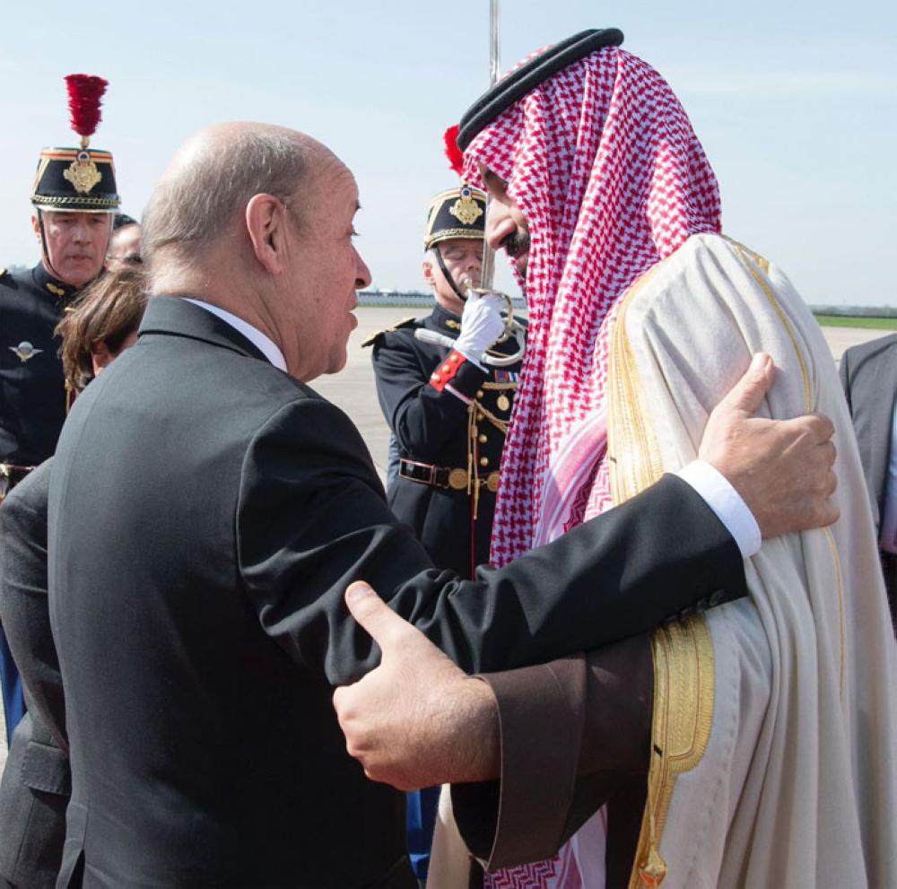 Saudi Crown Prince arrives in Paris