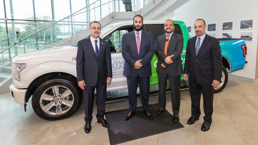 Crown Prince Muhammad Bin Salman meeting the Aramco annuitants in Houston 