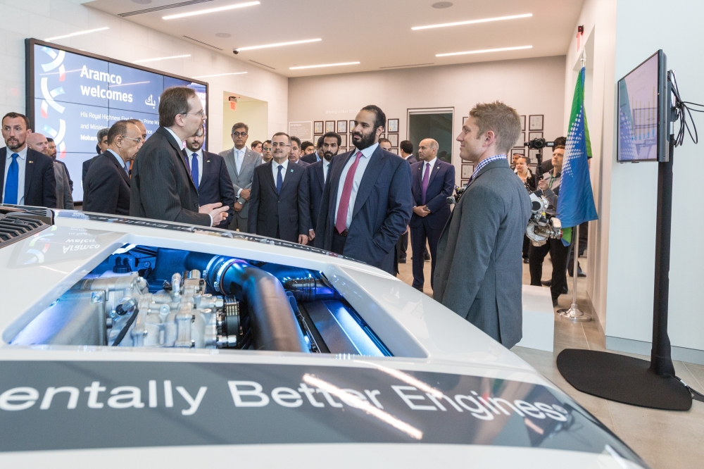 Crown Prince Muhammad Bin Salman meeting the Aramco annuitants in Houston 