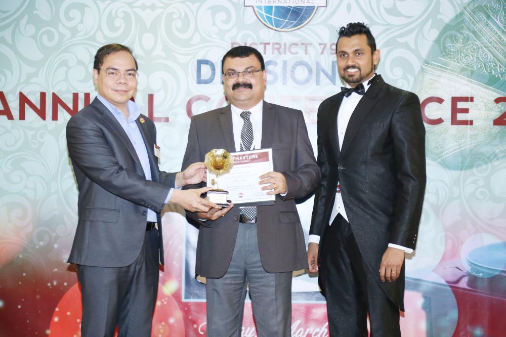 Division O Toastmaster annual session ends on exciting note