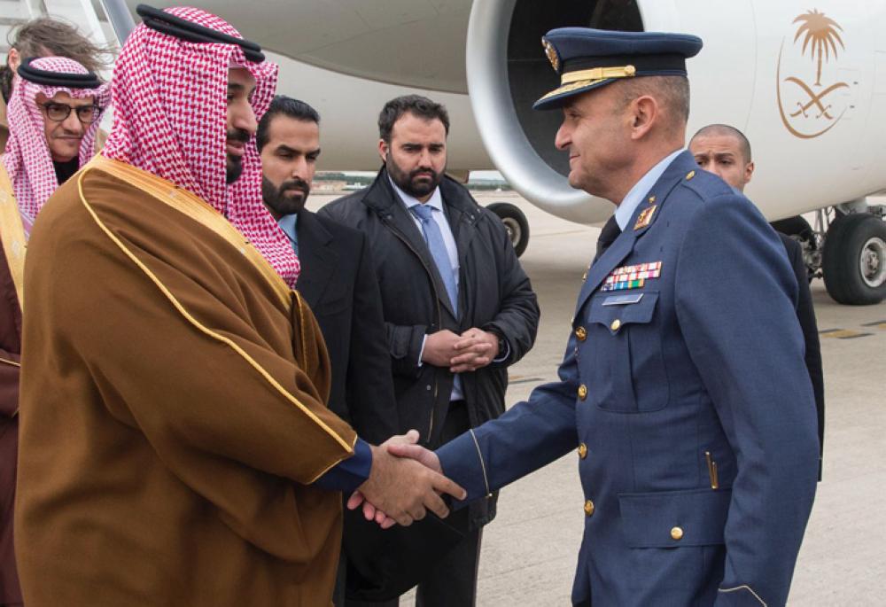 Crown Prince begins Spain visit