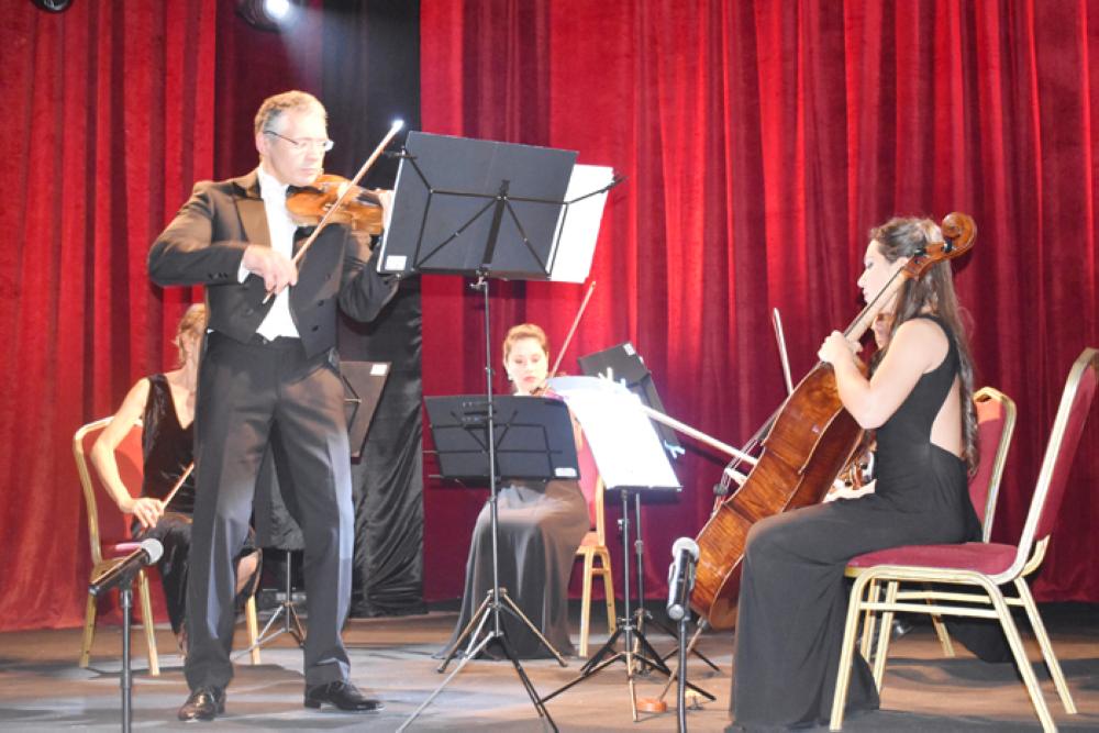 The orchestra at the Italian Cultural Center in Jeddah.