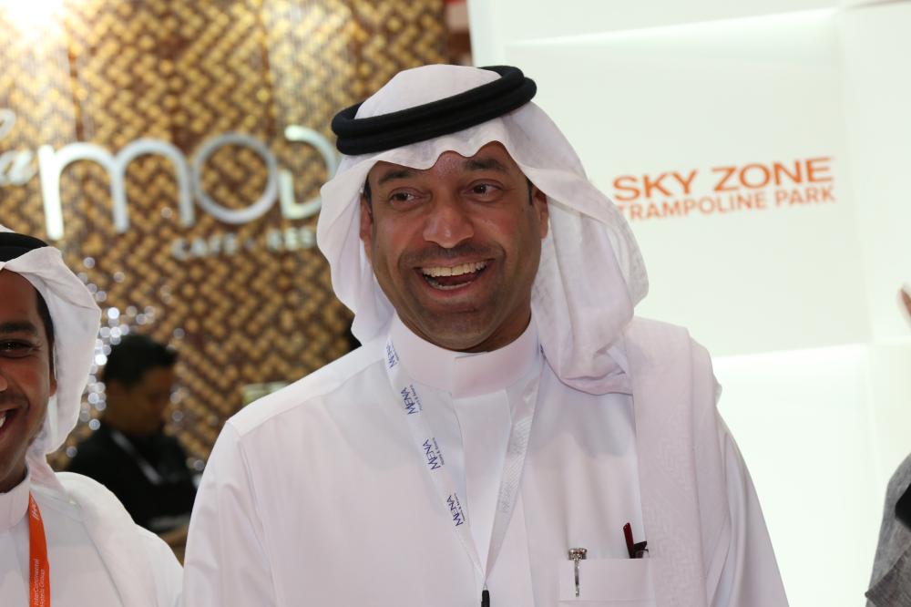 Top management of Al Hokair Group at the Arabian Travel Market (ATM) Dubai on Sunday