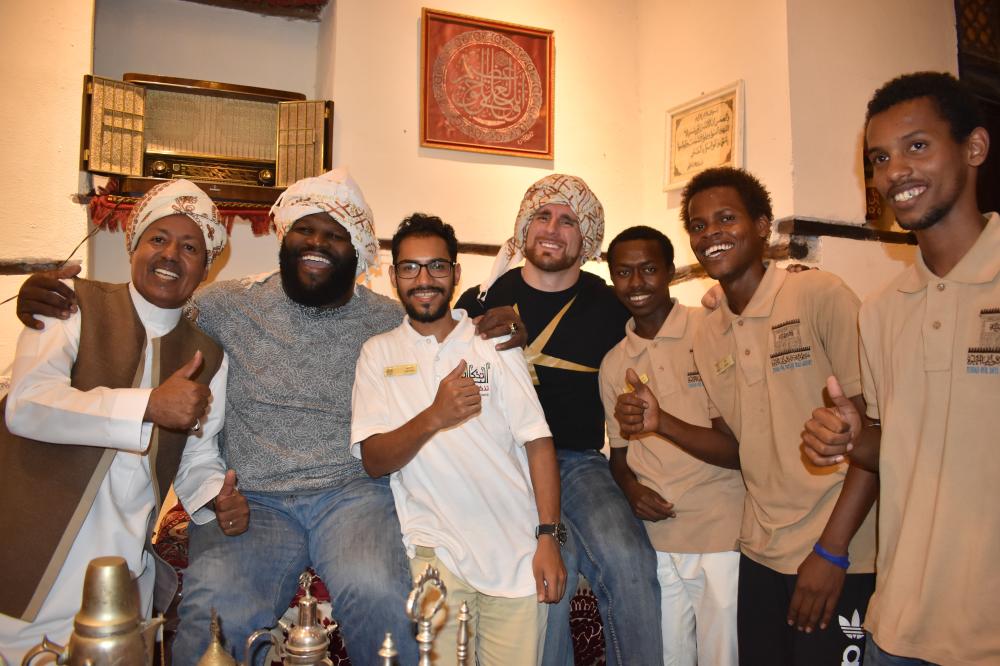 WWE wrestlers visit historic Jeddah