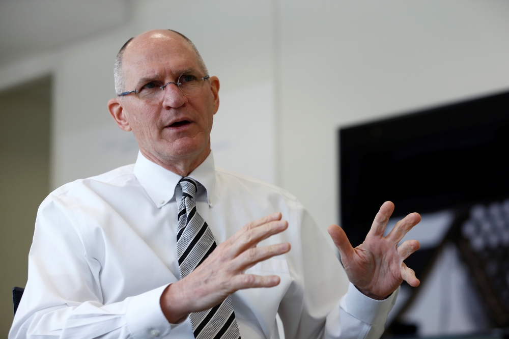 Qiddiya CEO Michael Reininger talks during an interview in Riyadh. — Reuters
