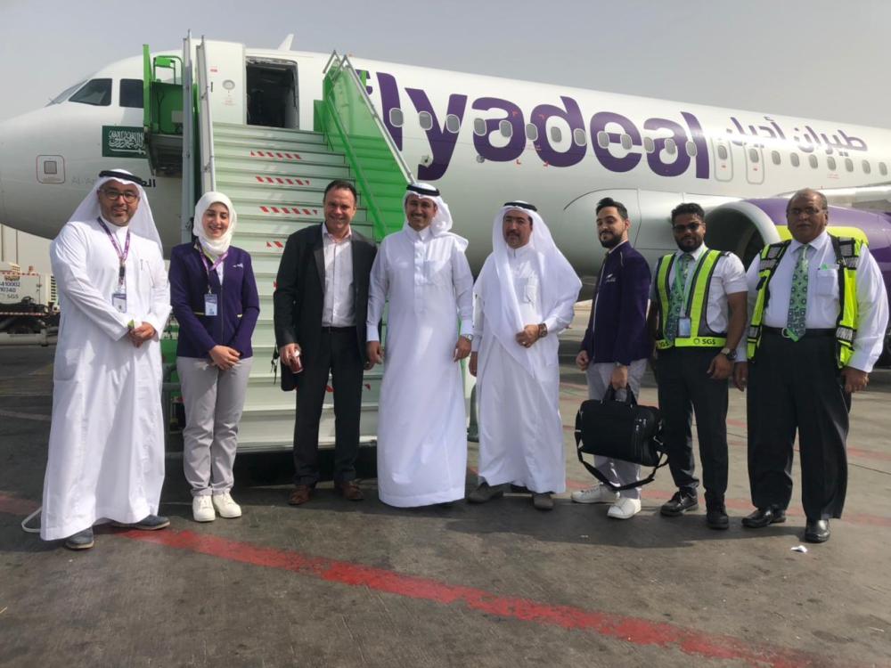 Tabuk welcomes 
first flight today