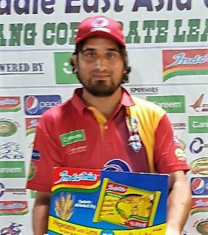 Amir Siddique — Man of the Match