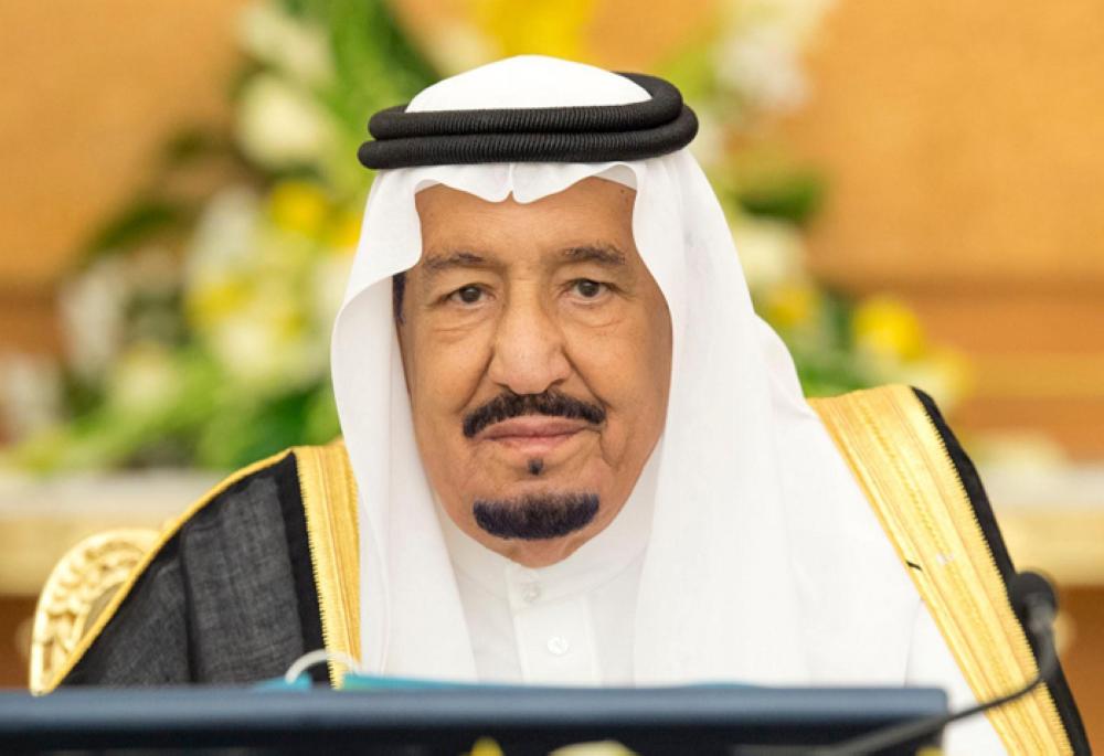Custodian of the Two Holy Mosques King Salman chairs the Cabinet’s session at Al-Salam Palace in Jeddah on Tuesday afternoon. — SPA