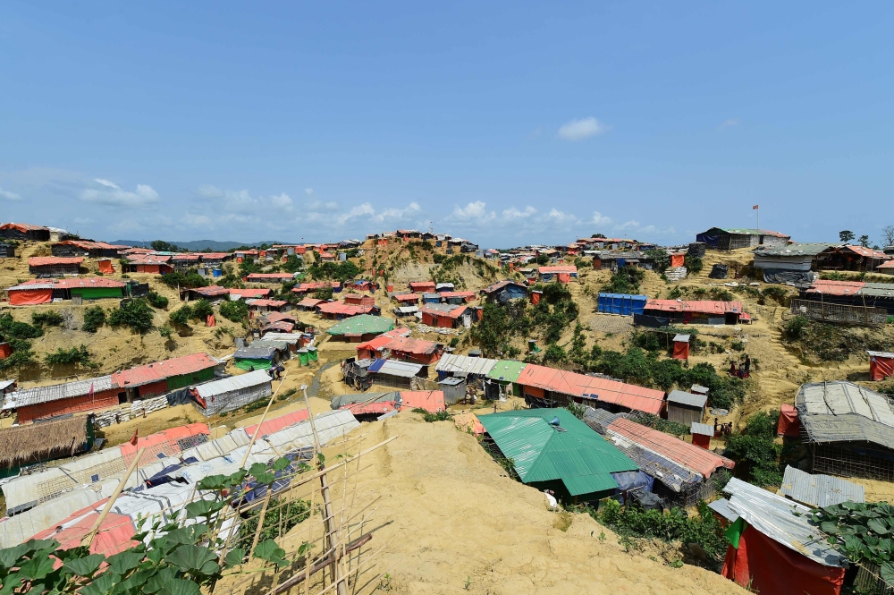 A general view of the Kutupalong refugee camp in Bangladesh’s Ukhia district in this April 9, 2018 file photo. — AFP
