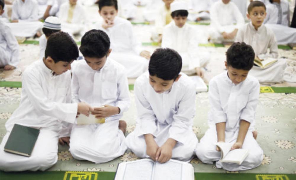 When children are a source
of distraction in mosques