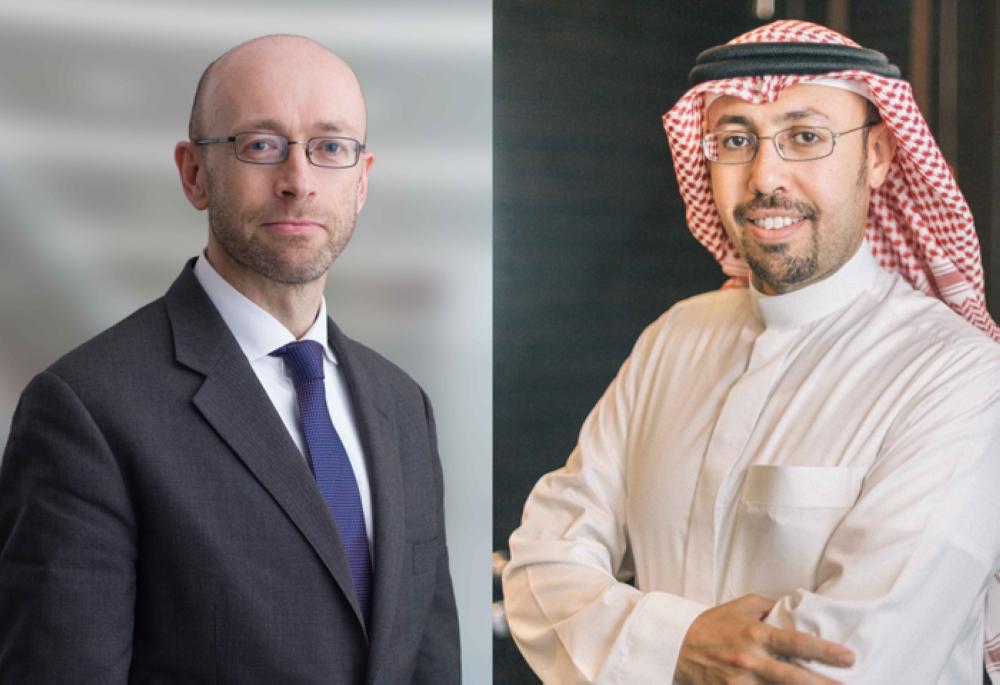Yaser Saleh Bin Mahfouz (right) and Simon Palethorpe