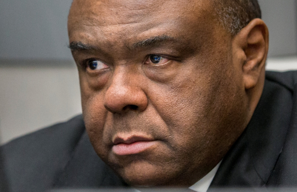 Jean-Pierre Bemba Gombo is seen in a court room of the ICC to hear the delivery of the judgment on charges including corruptly influencing witnesses by giving them money and instructions to provide false testimony and false evidence, in the Hague, the Netherlands, in this file photo. — Reuters
