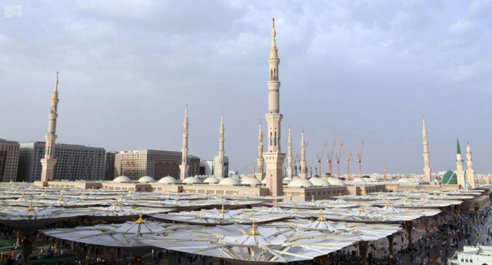 Minarets of Prophet’s Mosque an architectural attraction for visitors