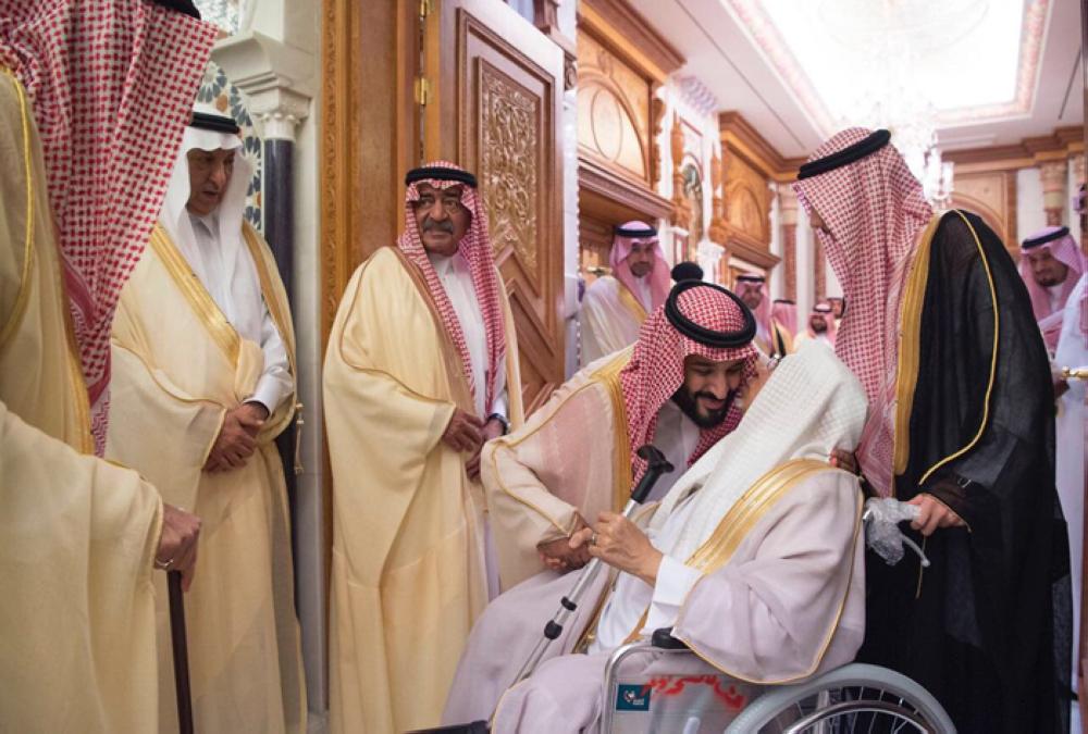 King, Crown Prince meet Haram imams