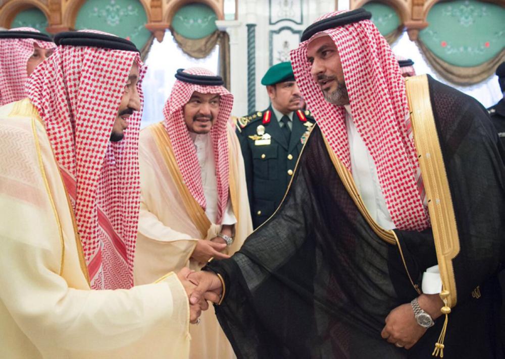 King, Crown Prince meet Haram imams