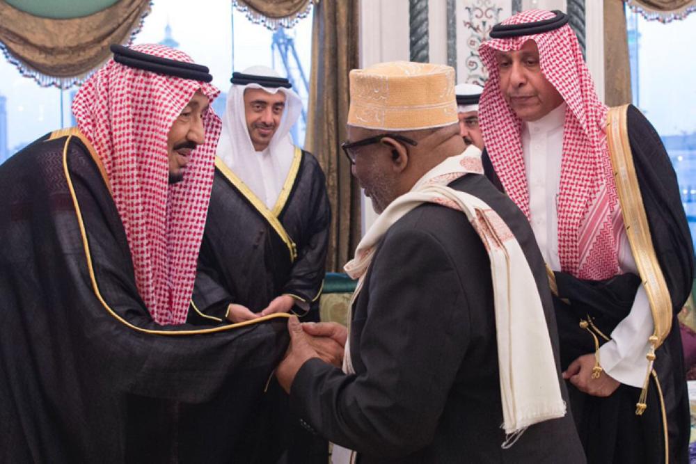 King Salman receives world leaders