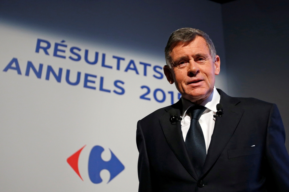Georges Plassat, then Chief Executive Officer of Carrefour, the world's second-largest retailer, poses before the company's 2015 annual results presentation in Paris, France, in this file photo. — Reuters