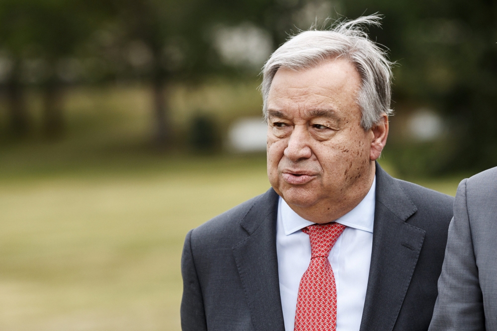 UN Secretary-General Antonio Guterres attends the annual Kultaranta Talks — debate session on foreign and security policy at the Presidential Summer Residence Kultaranta in Naantali, Finland. — Reuters