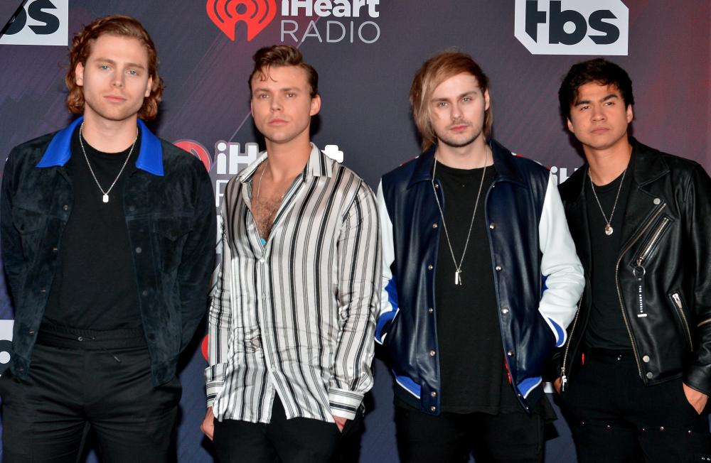 Members of Australian pop band 5 Seconds of Summer.