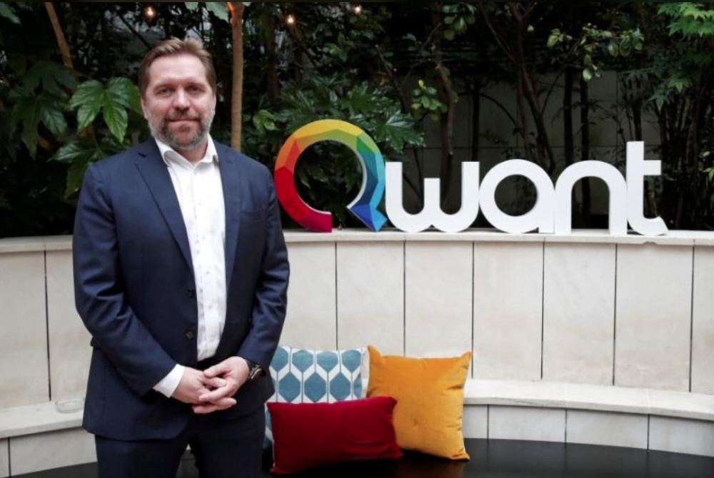 Eric Leandri, co-founder and CEO of French digital company Qwant, poses during a visit of their new headquarters in Paris, France. — Reuters