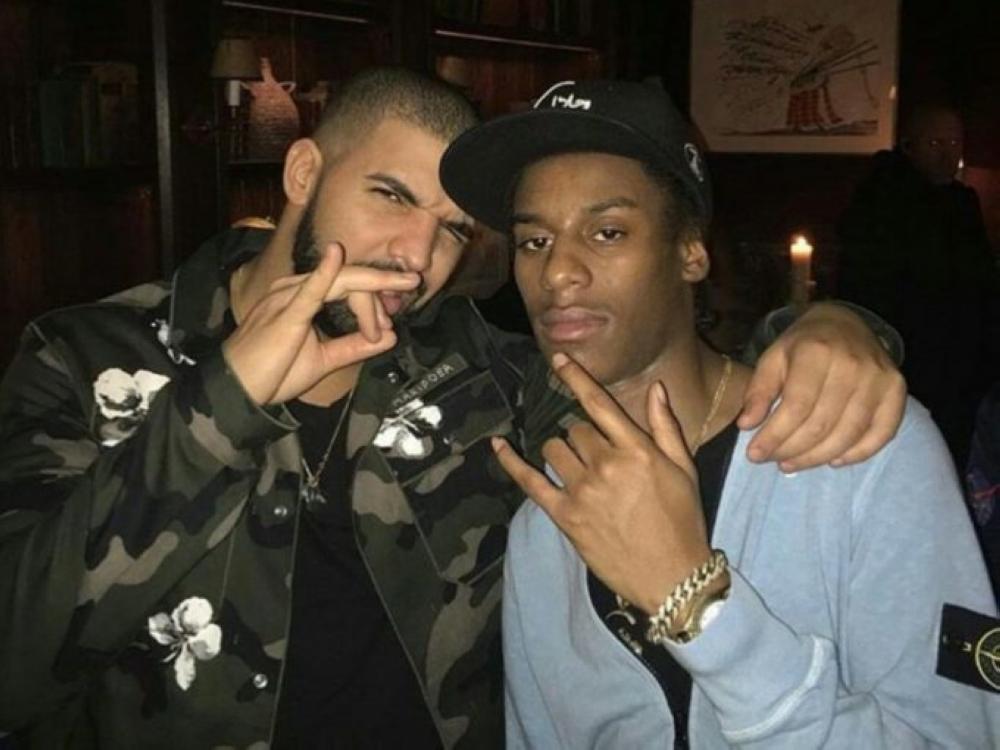 Rappers Drake, left, and Smoke Dawg are seen in this undated file photo taken in Toronto, Canada.