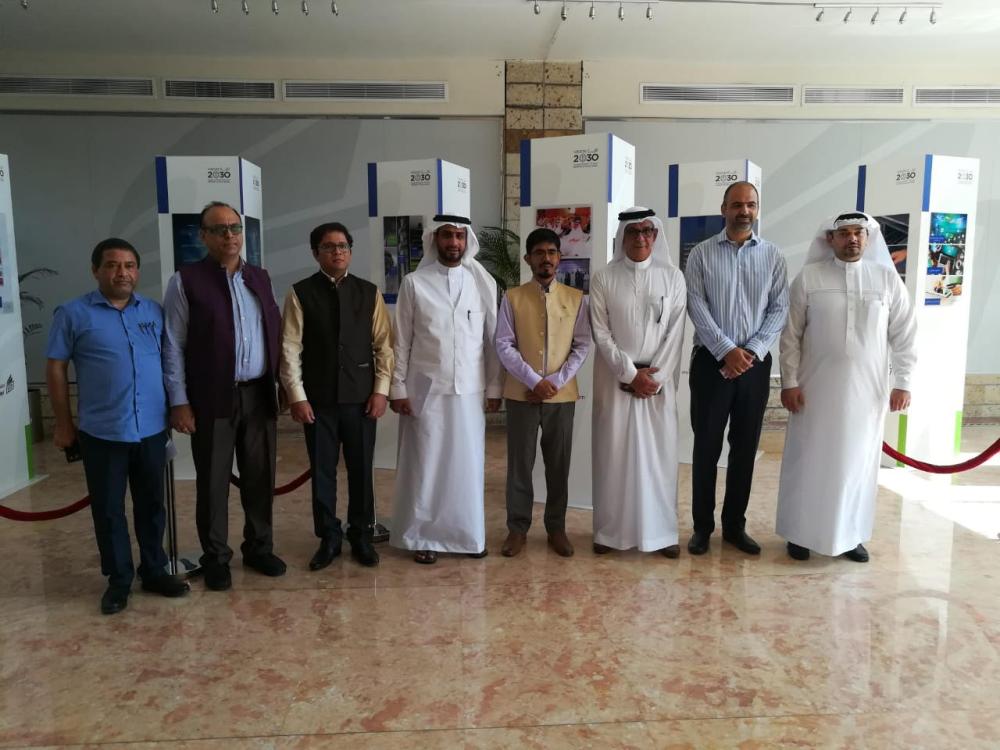 Haj Ministry officials during talks with Indian and Bangladeshi diplomats in Jeddah.