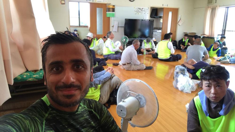 Saudi man turns tourist visit into relief mission in Japan