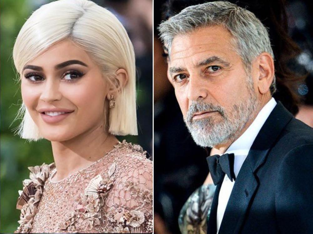 Kylie Jenner and George Clooney