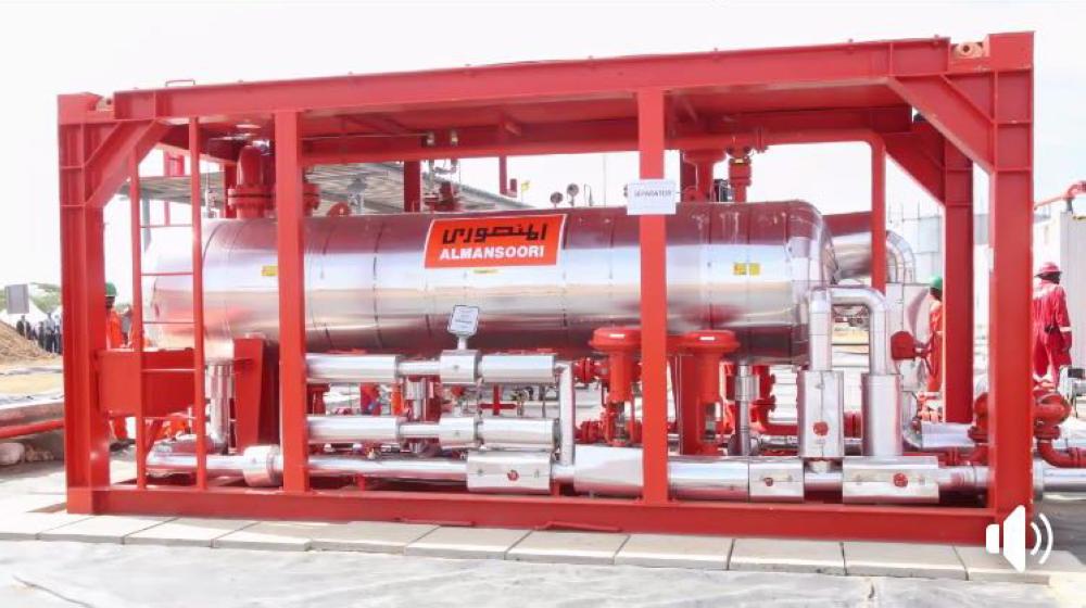 Almansoori delivers
facilities for Kenya’s 
first oil well program