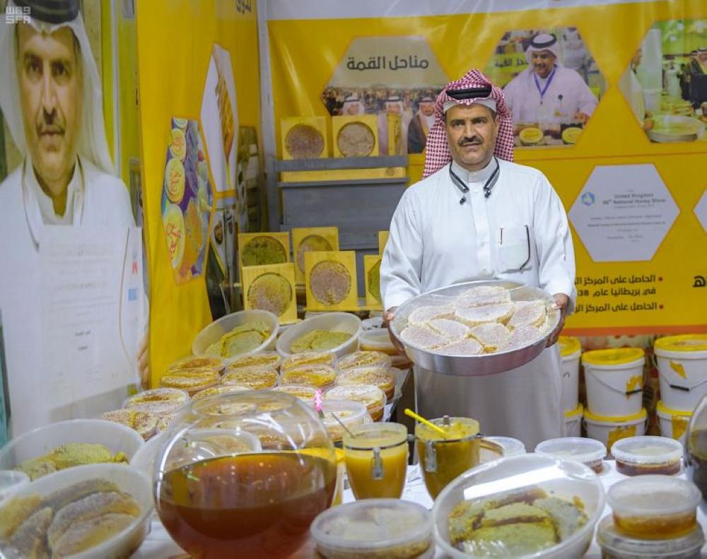 The festival features 30 booths where beekeepers displayed their own honey products.