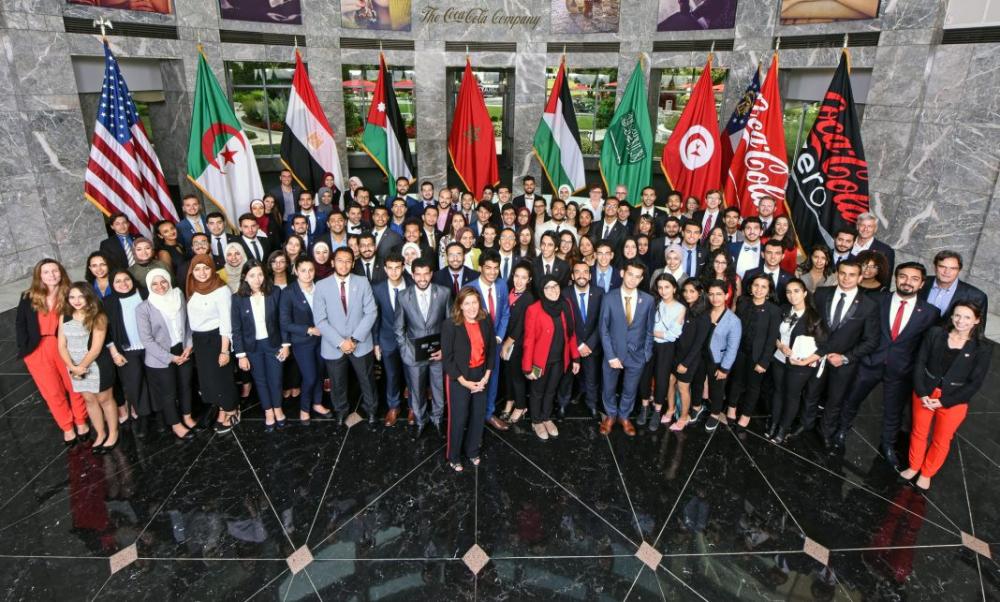 College students are part of a business program partnership between Coca-Cola, Indiana University and the U.S. Department of State. — Courtesy photo