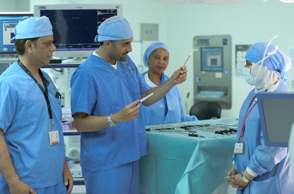 The surgical team at the Heart Center in KFSH&RC Riyadh. The MIS project is among the pioneering transformation programs the hospital has launched.