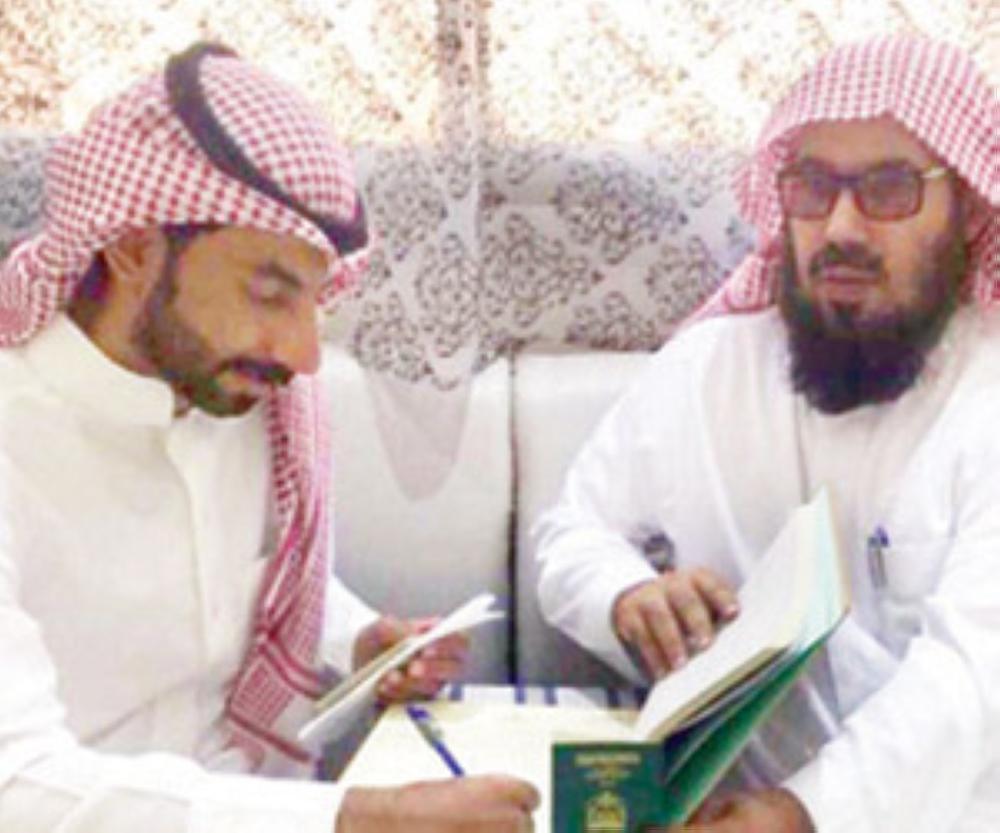 Nasser Sari Al-Qufaiee, who has been working as a marriage officiant for 20 years, has many interesting stories to share. — Courtesy Al-Watan