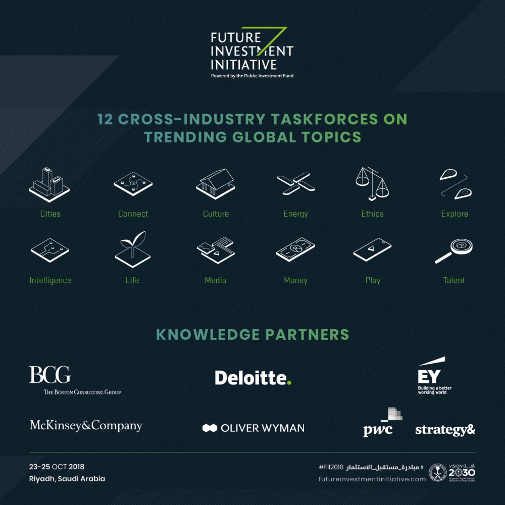 PIF announces 6 Knowledge Partners for 2nd FII