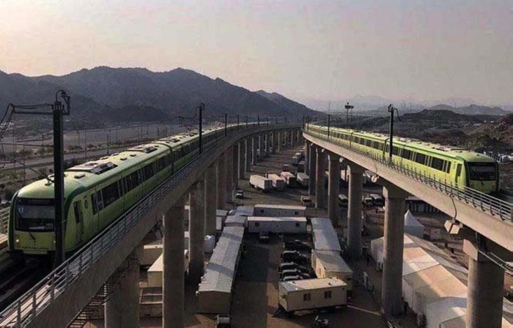 719,000 foreign pilgrims arrive; 
Mashaer Train makes trial runs