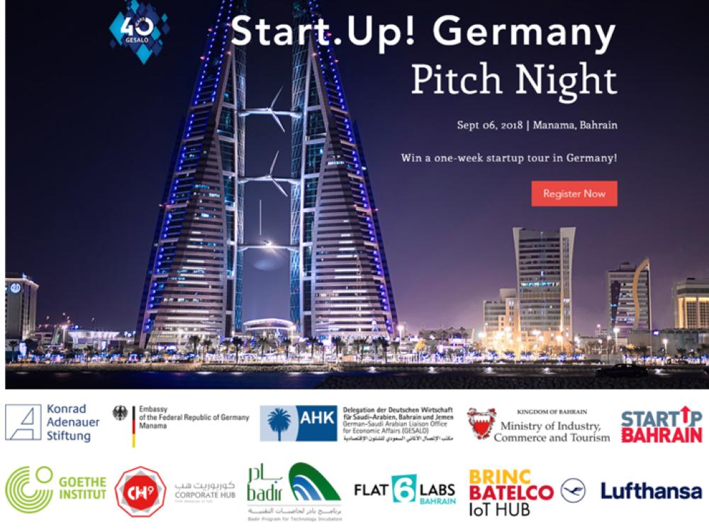 ‘Start.up! Germany 
Pitch Night’ set to
foster local talents