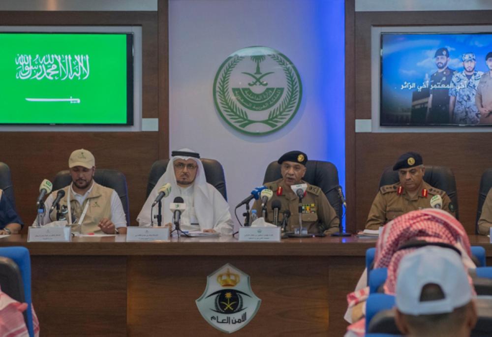 Maj. Gen. Mansour Al-Turki, security spokesman at the Minister of Interior, addressing a press conference in Mina on Tuesday –SPA
