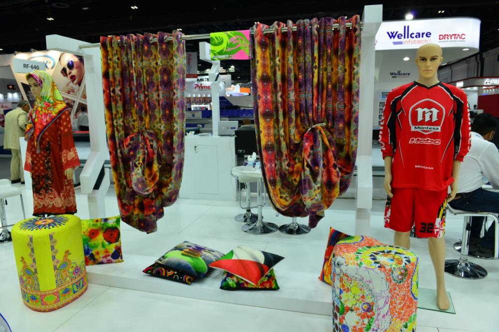 Textile printing at SGI Dubai