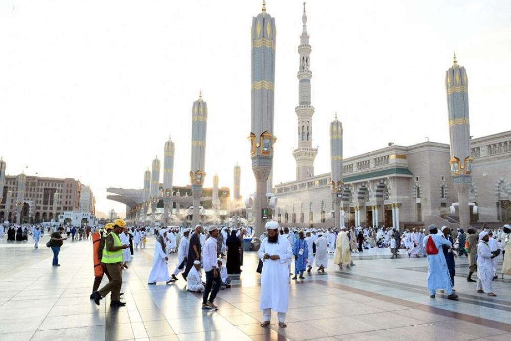 Over 1.1mn pilgrims depart;
553,000 arrive in Madinah