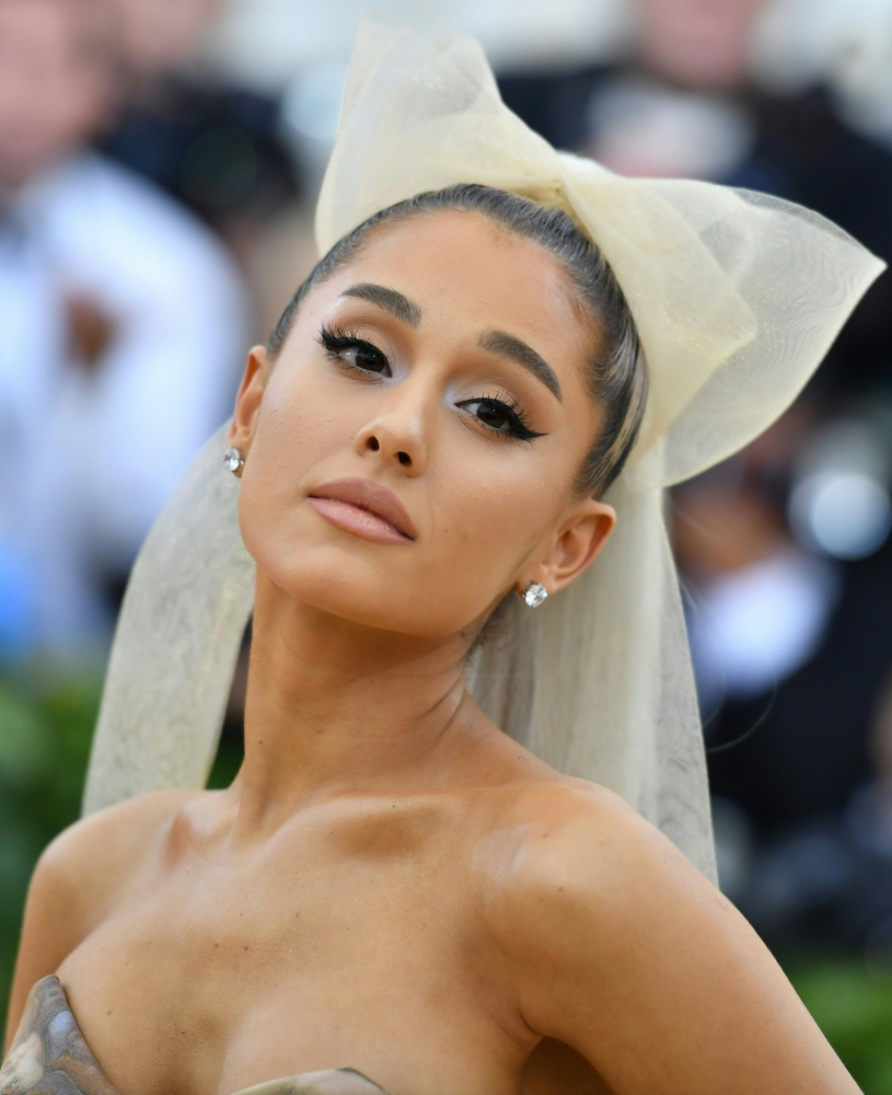 Ariana Grande arrives for the 2018 Met Gala at the Metropolitan Museum of Art in New York in this file photo. — AFP