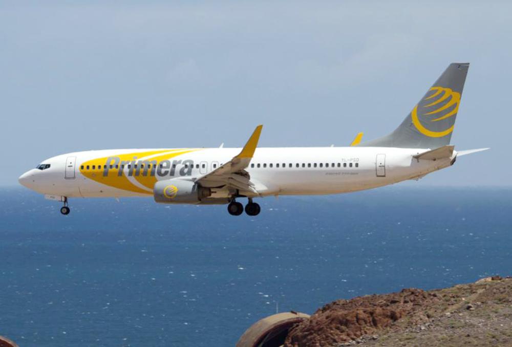 


Primera Air Boeing 737-800 lands at Gran Canaria/Las Palmas airport coming from Sweden in this file photo. — Courtesy photo