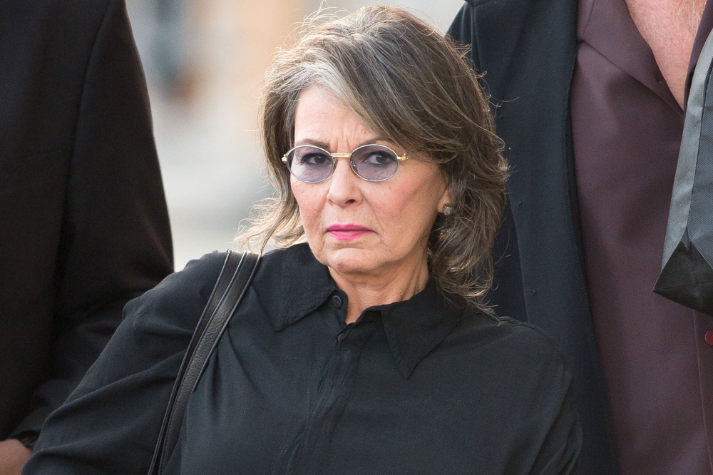 LOS ANGELES, CA - JUNE 24: Roseanne Barr is seen in Hollywood on June 24, 2014 in Los Angeles, California.  (Photo by RB/Bauer-Griffin/GC Images)