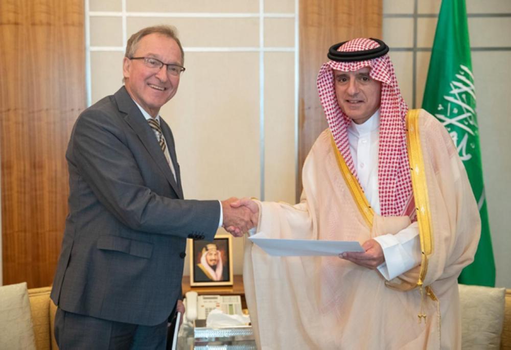 Al-Jubeir receives new German envoy