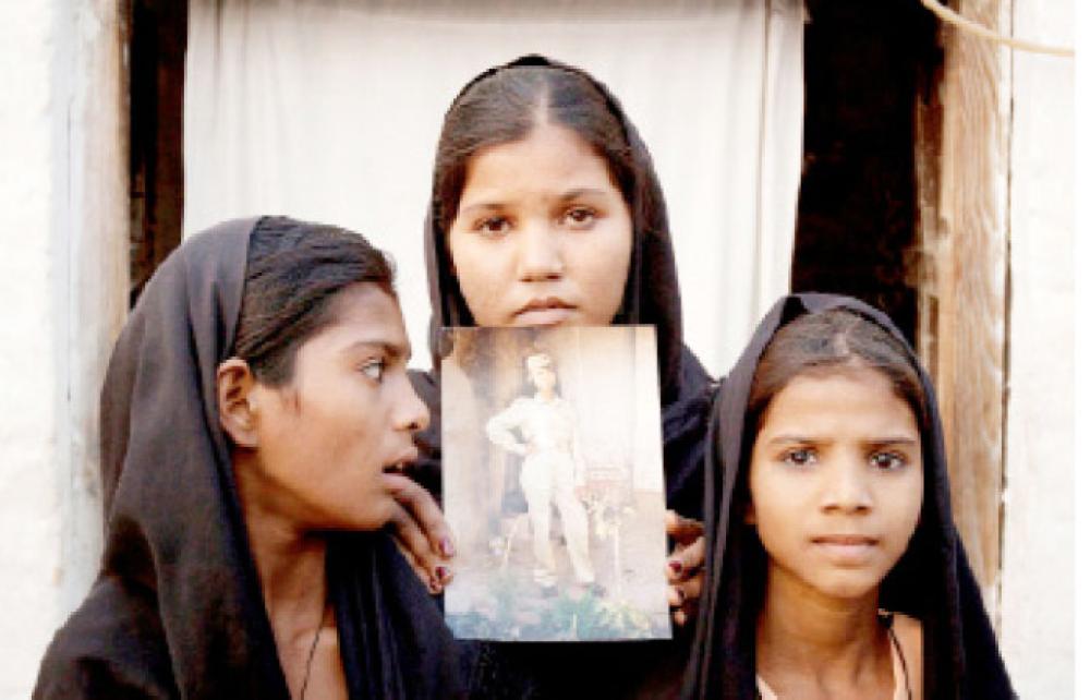 
The daughters of Pakistani Christian woman Asia Bibi.