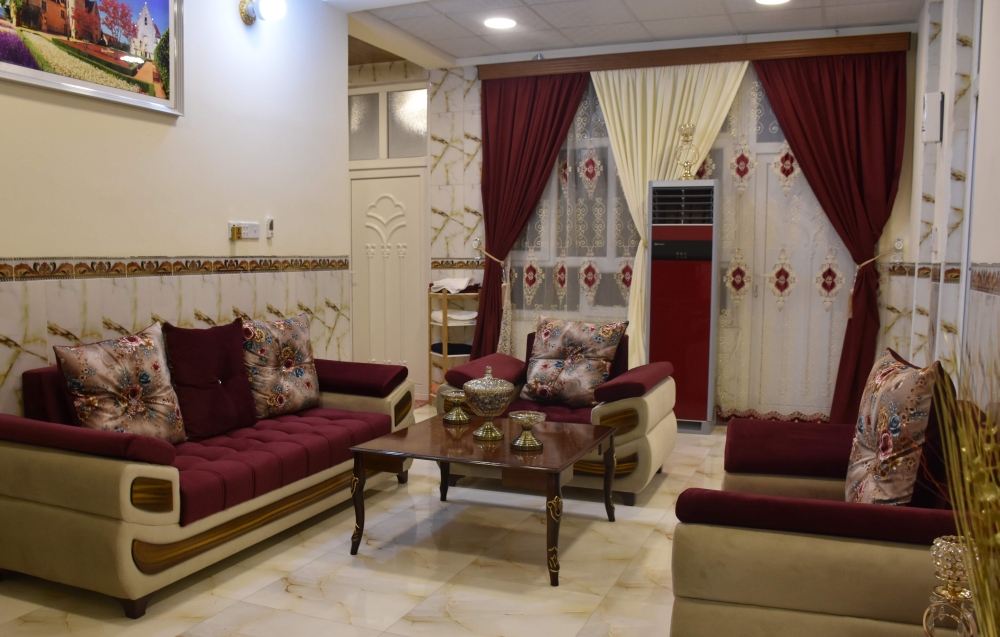 


A room of the Rose Plaza Hotel is pictured in Ramadi, the capital of Iraq’s Anbar province. The 80-bed hotel, built by a young Iraqi businessman, has caused a stir in Anbar, the vast desert province to the west of Baghdad that extends to the borders with Syria, Jordan and Saudi Arabia,where locals traditionally welcome outsiders into their homes. — AFP photos