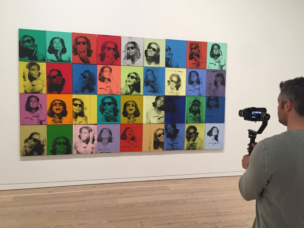 


A man films the painting “Ethel Scull 36 Times” (1963) by late US artist Andy Warhol during a press preview of the exhibition “Andy Warhol — From A to B and Back Again” at the Whitney Museum in New York in this Nov. 6, 2018 file photo. — AFP